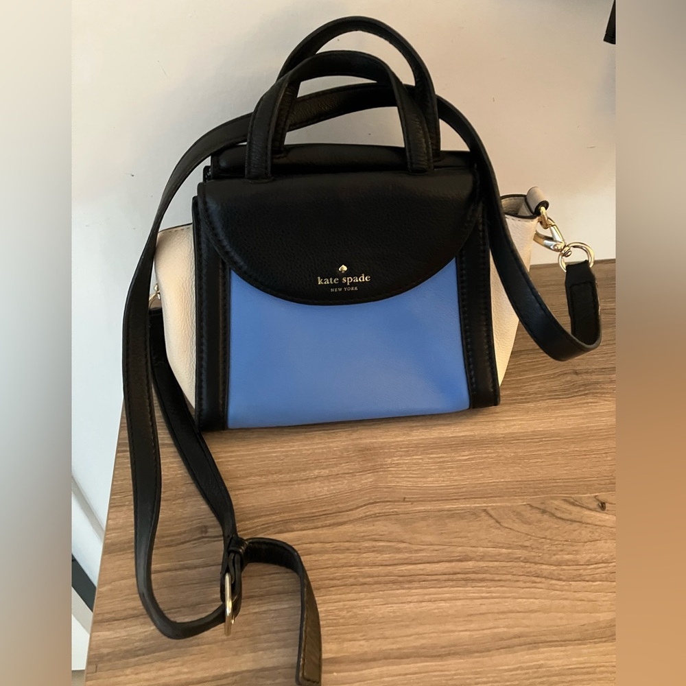 Kate Spade Black and Blue Bag